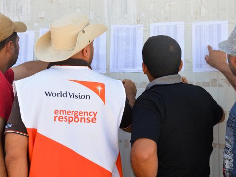 World Vision Emergency Response Staff